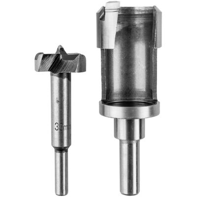 DREL STER'G Sękownik flekownik do drewna 30 mm 2 szt stolarski DREL STER'G Sękownik flekownik do drewna 30 mm 2 szt stolarski
