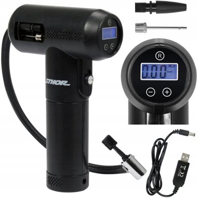 Sthor Mini Kompresor Samochodowy 100Psi 25L/Min Bezprzewodowy Led Pompka Sthor Mini Kompresor Samochodowy 100Psi 25L/Min Bezprzewodowy Led Pompka