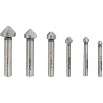 STHOR ZESTAW POGŁĘBIACZY DO METALU 6,3-20,5MM 6SZT 22710 STHOR ZESTAW POGŁĘBIACZY DO METALU 6,3-20,5MM 6SZT 22710