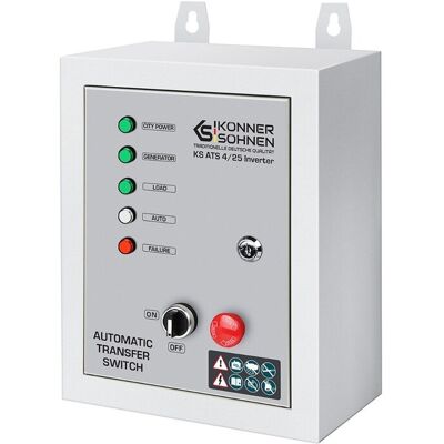 KÖNNER & SÖHNEN SYSTEM ZAŁĄCZANIA REZERWY KS ATS 4/25 Inverter KÖNNER & SÖHNEN SYSTEM ZAŁĄCZANIA REZERWY KS ATS 4/25 Inverter