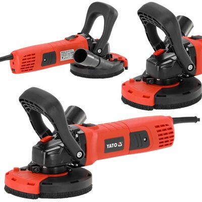 YATO SZLIFIERKA DO BETONU TYNKÓW 125MM M14 FREZARKA 1400W 10000RPM SIECIOWA 230V YATO SZLIFIERKA DO BETONU TYNKÓW 125MM M14 FREZARKA 1400W 10000RPM SIECIOWA 230V