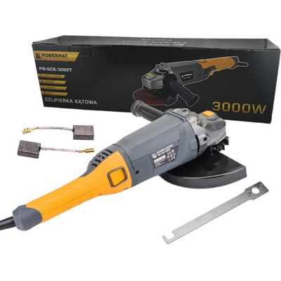 Szlifierka kątowa 230mm 3000W 6500 obr./min Powermat PM-SZK-3000T Szlifierka kątowa 230mm 3000W 6500 obr./min Powermat PM-SZK-3000T