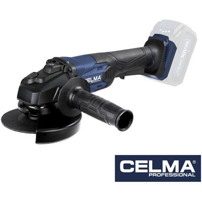 Szlifierka kątowa akumulatorowa 18V CELMA Professional PRAg-Li 125OBS 10000 obr/min 125mm samo urządzenie Szlifierka kątowa akumulatorowa 18V CELMA Professional PRAg-Li 125OBS 10000 obr/min 125mm samo urządzenie
