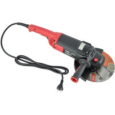 SZLIFIERKA KĄTOWA ELEKTRYCZNA NAC 3000W SOFT START 6600 OBR/MIN M14 230MM SZLIFIERKA KĄTOWA ELEKTRYCZNA NAC 3000W SOFT START 6600 OBR/MIN M14 230MM