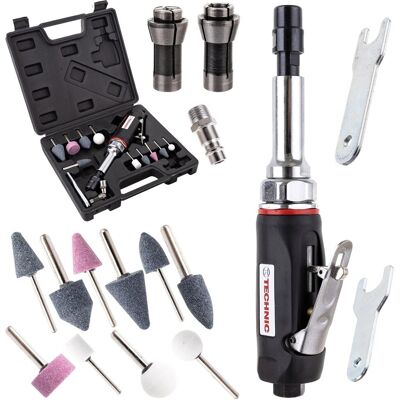 TC Technic Szlifierka Trzpieniowa Długa Zestaw Kamienie Szlifierskie 3mm 6mm Komplet TC Technic Szlifierka Trzpieniowa Długa Zestaw Kamienie Szlifierskie 3mm 6mm Komplet