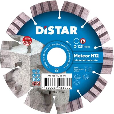 Aristar Tarcza diamentowa 125 mm Distar Meteor H12 beton Aristar Tarcza diamentowa 125 mm Distar Meteor H12 beton