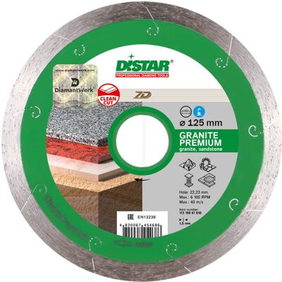 Aristar Tarcza diamentowa 125mm Distar Granite Premium Aristar Tarcza diamentowa 125mm Distar Granite Premium