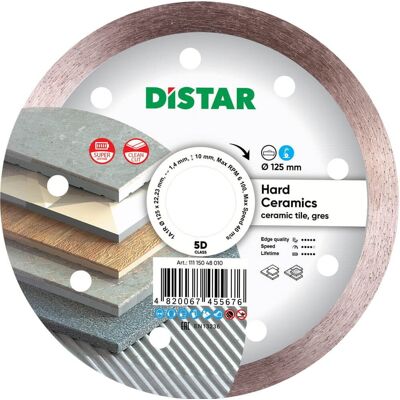 Aristar Tarcza diamentowa 125mm Distar Hard ceramics 22,2 Aristar Tarcza diamentowa 125mm Distar Hard ceramics 22,2