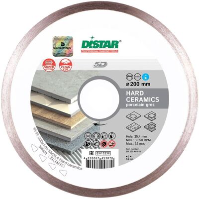 Aristar Tarcza diamentowa 200mm Distar 1A1R 200x1,6x10x25,4 Hard ceramics Aristar Tarcza diamentowa 200mm Distar 1A1R 200x1,6x10x25,4 Hard ceramics