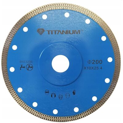 Tarcza diamentowa 200mm do gresu ceramiki TITANIUM Tarcza diamentowa 200mm do gresu ceramiki TITANIUM