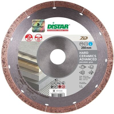 Aristar Tarcza diamentowa 250mm Distar 1A1R 250x1,5x10x25,4 Hard ceramics Advanced Aristar Tarcza diamentowa 250mm Distar 1A1R 250x1,5x10x25,4 Hard ceramics Advanced