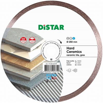 Aristar Tarcza diamentowa 250mm Distar Hard ceramics gres Aristar Tarcza diamentowa 250mm Distar Hard ceramics gres