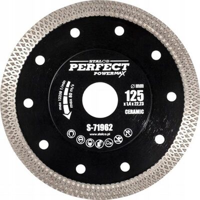STALCO Tarcza diamentowa do ceramiki 180mmx1,9mm ceram. POWERMAX S-71964 STALCO Tarcza diamentowa do ceramiki 180mmx1,9mm ceram. POWERMAX S-71964