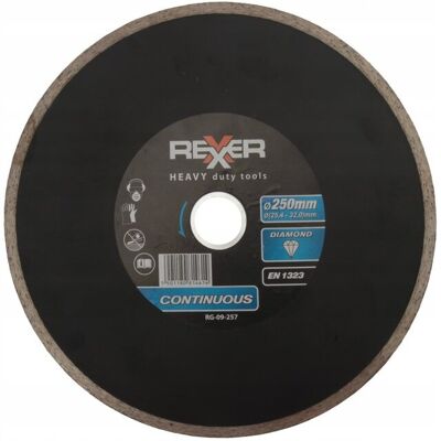 REXXER Tarcza Diamentowa Pełna 250X25.4 Mm REXXER Tarcza Diamentowa Pełna 250X25.4 Mm