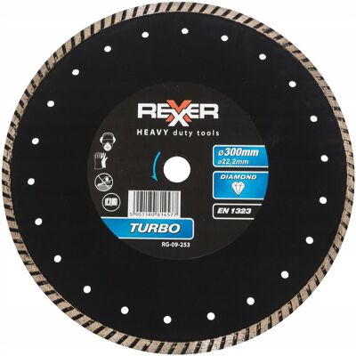 REXXER Tarcza Diamentowa Turbo 300X22.2 Mm REXXER Tarcza Diamentowa Turbo 300X22.2 Mm