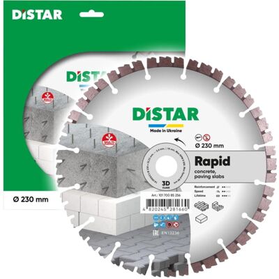 Aristar Tarcza do żelbetu 230x22 Distar Rapid 10170085256 nasyp diamentowy Aristar Tarcza do żelbetu 230x22 Distar Rapid 10170085256 nasyp diamentowy