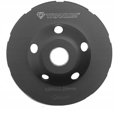 Tarcza garnkowa 125 mm do betonu TITANIUM PRO Grid Tarcza garnkowa 125 mm do betonu TITANIUM PRO Grid