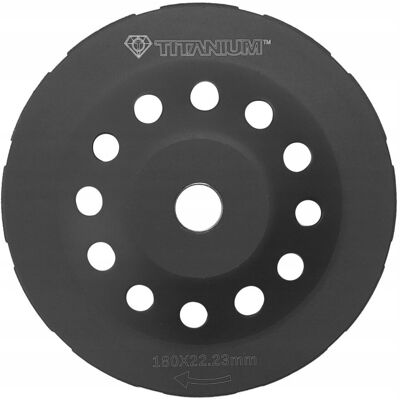 Tarcza garnkowa 180 mm do betonu TITANIUM PRO Grid Tarcza garnkowa 180 mm do betonu TITANIUM PRO Grid