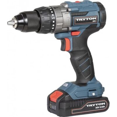 PROFIX TRYTON, Wiertarko-Wkrętarka 20V, Bezszczotk, 2X2Ah, Ład 1H, 50Nm, TBLV202 PROFIX TRYTON, Wiertarko-Wkrętarka 20V, Bezszczotk, 2X2Ah, Ład 1H, 50Nm, TBLV202