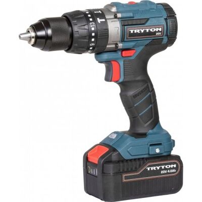 PROFIX TRYTON, Wiertarko-Wkrętarka 20V, Bezszczotk, 2X4Ah, Ład 1H, 50Nm, TBLV204 PROFIX TRYTON, Wiertarko-Wkrętarka 20V, Bezszczotk, 2X4Ah, Ład 1H, 50Nm, TBLV204