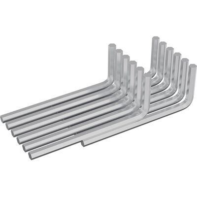 vidaXL Klucz Szesnastokątny 2118 pcs Srebrny 22 x 66 mm Stal vidaXL Klucz Szesnastokątny 2118 pcs Srebrny 22 x 66 mm Stal