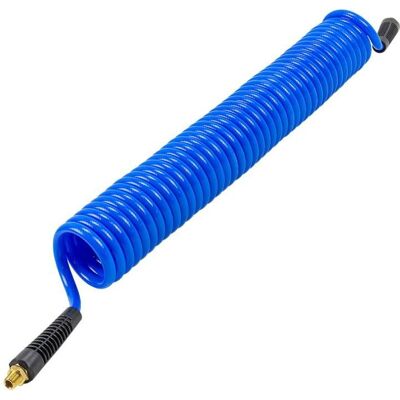 Forsage WĄŻ PRZEWÓD SPIRALNY PNEUMATYCZNY DO KOMPRESORA PU 8x12mm x 10m okuty1/4' Forsage WĄŻ PRZEWÓD SPIRALNY PNEUMATYCZNY DO KOMPRESORA PU 8x12mm x 10m okuty1/4'