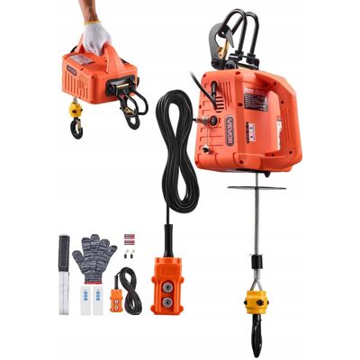 Vevor WCIĄGARKA ELEKTRYCZNA 500 kg 1500 W pilot 3w1 podnoszenie 7.6 m Vevor WCIĄGARKA ELEKTRYCZNA 500 kg 1500 W pilot 3w1 podnoszenie 7.6 m