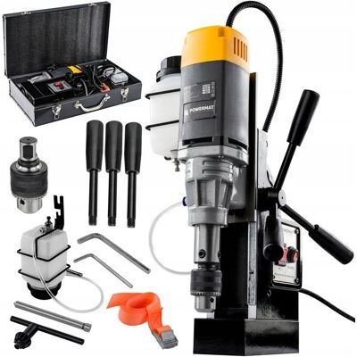 Powermat WIERTARKA MAGNETYCZNA 11500N DO METALU STALI 1500W SKOK 160MM WELDON 19MM Powermat WIERTARKA MAGNETYCZNA 11500N DO METALU STALI 1500W SKOK 160MM WELDON 19MM