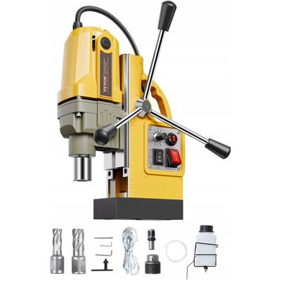 Vevor WIERTARKA MAGNETYCZNA 1200 W 50 mm 12500 N 850 obr/min Przenośna Żółta Vevor WIERTARKA MAGNETYCZNA 1200 W 50 mm 12500 N 850 obr/min Przenośna Żółta