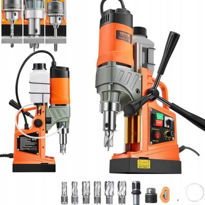 Vevor WIERTARKA MAGNETYCZNA 1450W MAGNESÓWKA 12800N Ø50MM 6 WIERTEL Vevor WIERTARKA MAGNETYCZNA 1450W MAGNESÓWKA 12800N Ø50MM 6 WIERTEL