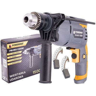 Wiertarka udarowa 1500W Powermat PM-WU-1500M Wiertarka udarowa 1500W Powermat PM-WU-1500M