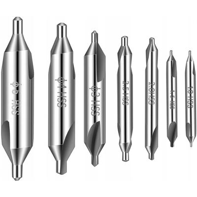 Inny producent WIERTŁA CENTRUJĄCE 7 SZTUK ZESTAW HSS WIERTEŁ DO METALU TOKARKI Inny producent WIERTŁA CENTRUJĄCE 7 SZTUK ZESTAW HSS WIERTEŁ DO METALU TOKARKI
