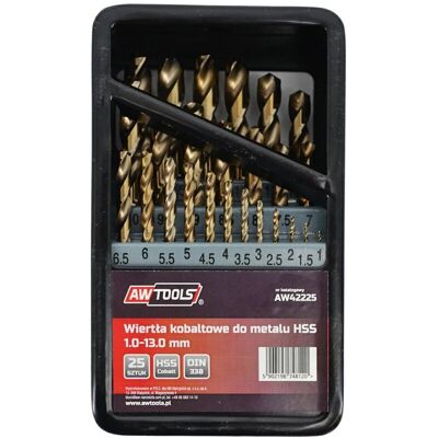 No Name AW Wiertło Metal Kobalt Kpl.25Szt - Wiertła No Name AW Wiertło Metal Kobalt Kpl.25Szt - Wiertła