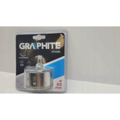 GRAPHITE Wiertło diamentowe do gresu 65 mm GRAPHITE Wiertło diamentowe do gresu 65 mm