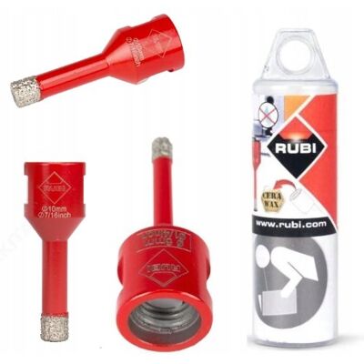 Wiertło diamentowe do gresu na sucho 10 mm M14 Rubi DryGres Wiertło diamentowe do gresu na sucho 10 mm M14 Rubi DryGres