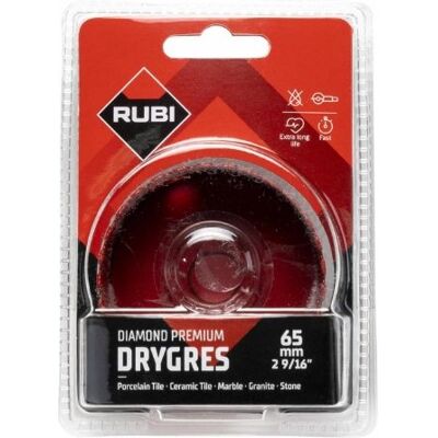 Rubi - Drygres Premium - 65 mm - Wiertło diamentowe Rubi - Drygres Premium - 65 mm - Wiertło diamentowe