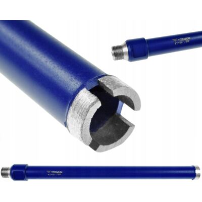 Wiertło diamentowe frez koronka 27x350mm otwornica do betonu beton Titanium Wiertło diamentowe frez koronka 27x350mm otwornica do betonu beton Titanium