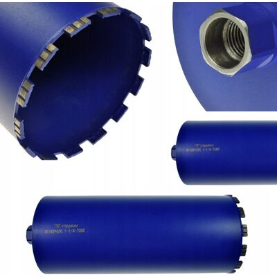 Wiertło diamentowe koronka wiertnica do betonu 182x450mm 1 1/4 UNC TITANIUM Wiertło diamentowe koronka wiertnica do betonu 182x450mm 1 1/4 UNC TITANIUM