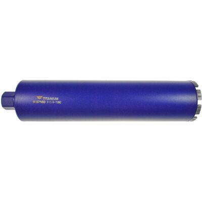 Wiertło diamentowe koronowe 107x450 mm 1.1/4 UNC TITANIUM Wiertło diamentowe koronowe 107x450 mm 1.1/4 UNC TITANIUM