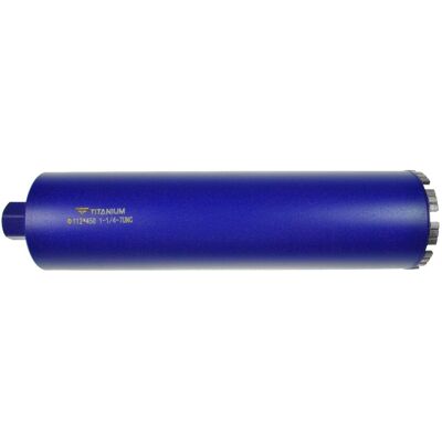 Wiertło diamentowe koronowe 112x450 mm 1.1/4 UNC TITANIUM Wiertło diamentowe koronowe 112x450 mm 1.1/4 UNC TITANIUM