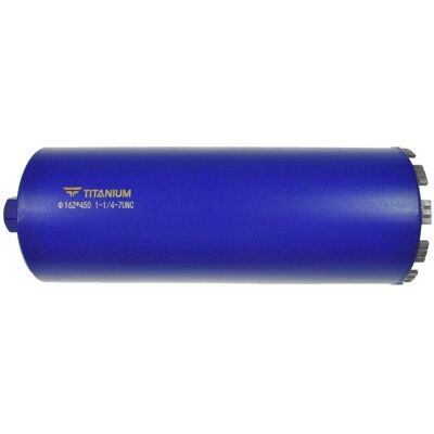 Wiertło diamentowe koronowe 162x450 mm 1.1/4 UNC TITANIUM Wiertło diamentowe koronowe 162x450 mm 1.1/4 UNC TITANIUM