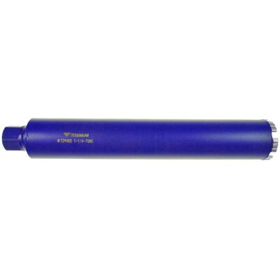 Wiertło diamentowe koronowe 72x450 mm 1.1/4 UNC TITANIUM Wiertło diamentowe koronowe 72x450 mm 1.1/4 UNC TITANIUM