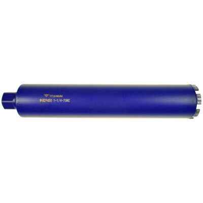 Wiertło diamentowe koronowe 82x450 mm 1.1/4 UNC TITANIUM Wiertło diamentowe koronowe 82x450 mm 1.1/4 UNC TITANIUM