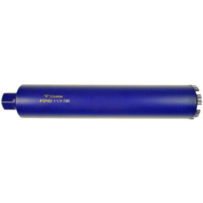 Wiertło diamentowe koronowe 92x450 mm 1.1/4 UNC TITANIUM Wiertło diamentowe koronowe 92x450 mm 1.1/4 UNC TITANIUM