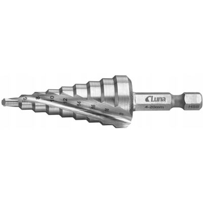 Wiertło stopniowe 4-20mm Luna 270820103 Wiertło stopniowe 4-20mm Luna 270820103