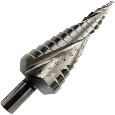 Wiertło stopniowe HSS-G 4 - 30 ABRABORO 100 mm 1 szt. Wiertło stopniowe HSS-G 4 - 30 ABRABORO 100 mm 1 szt.
