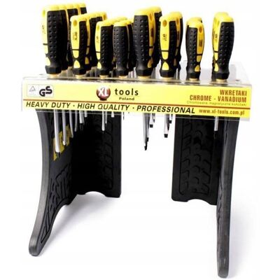 XL-Tools Wkrętak Cr.v Pro-Technik Zestaw 40cz+ekspozyt XL-Tools Wkrętak Cr.v Pro-Technik Zestaw 40cz+ekspozyt
