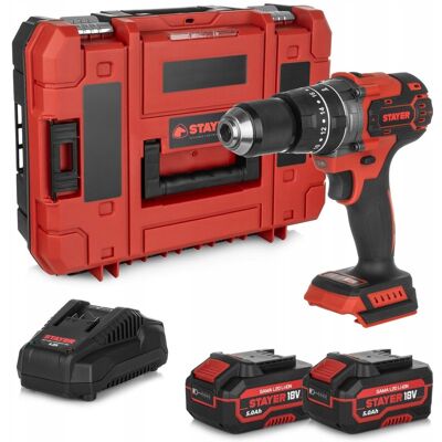 Wkrętarko-Wiertarka Udarowa 18v 70nm 2x5ah Brushless Stayer Pbl-70-L2025 Wkrętarko-Wiertarka Udarowa 18v 70nm 2x5ah Brushless Stayer Pbl-70-L2025