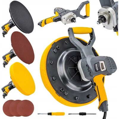 Powermat ZACIERACZKA DO TYNKÓW GŁADZI STYROPIANU SZLIFIERKA REGULACJA OBROTÓW 1100 W Powermat ZACIERACZKA DO TYNKÓW GŁADZI STYROPIANU SZLIFIERKA REGULACJA OBROTÓW 1100 W