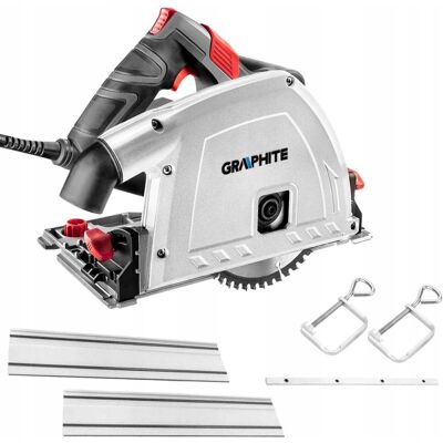 GRAPHITE ZAGŁĘBIARKA PIŁA PILARKA 1200W+ 2x SZYNA LISTWA 70 cm + ŁĄCZNIK + ŚCISKI GRAPHITE ZAGŁĘBIARKA PIŁA PILARKA 1200W+ 2x SZYNA LISTWA 70 cm + ŁĄCZNIK + ŚCISKI
